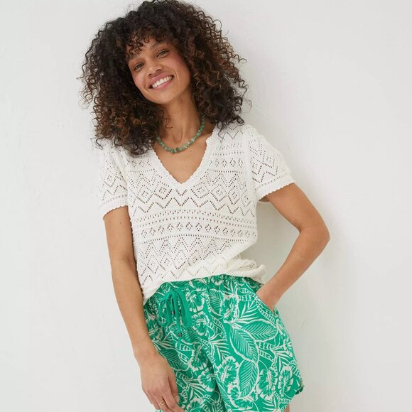 Fat face knitted short sleeved top *NWT* - Picture 6 of 6